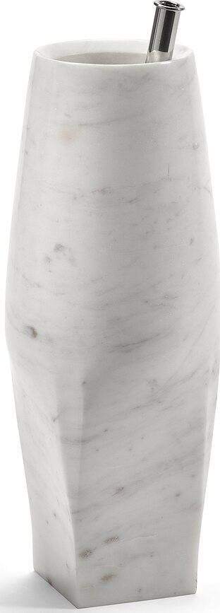 Váza mramorová Josephine 35 cm, bílá