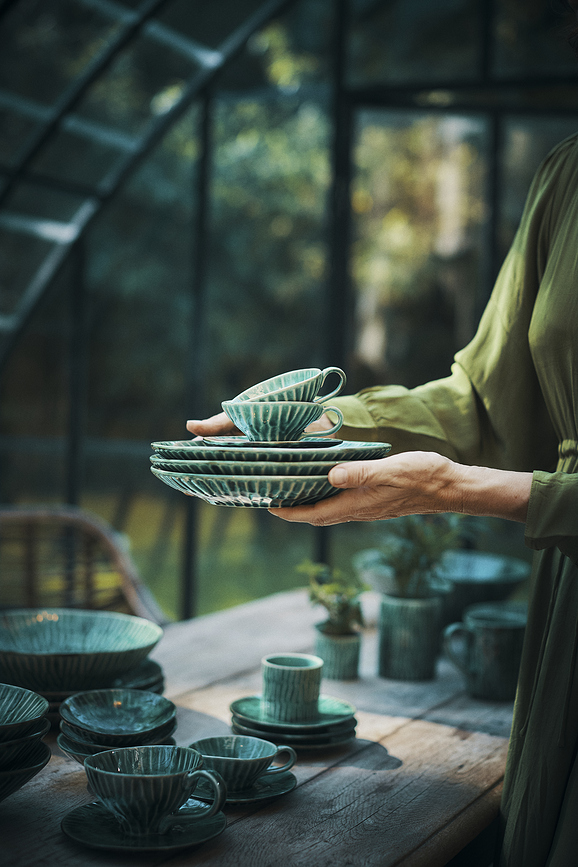 Verde Lanza Assiette Plate 27 cm