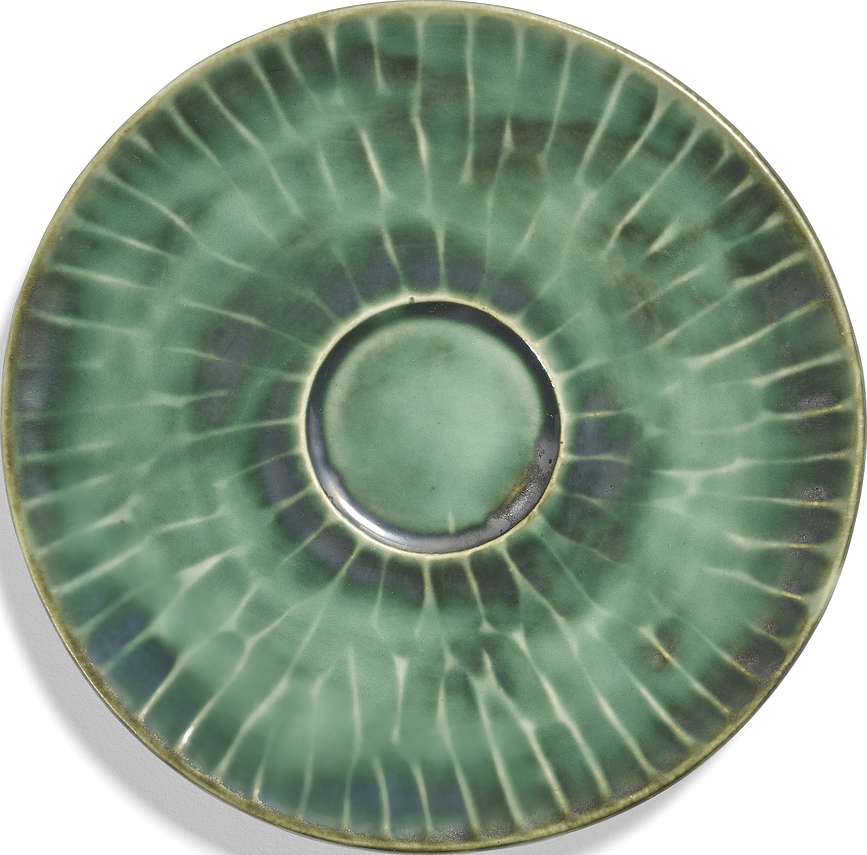 Verde Lanza Soucoupes pour tasses à cappuccino 14,5 cm, lot de 2