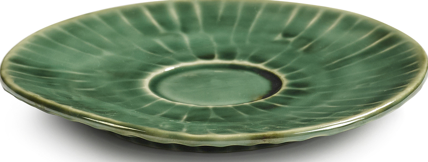 Verde Lanza Soucoupes pour tasses à espresso 12,5 cm, lot de 2