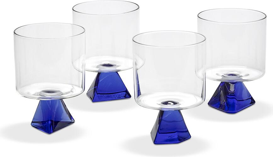 Verres Silos 380 ml, bleus, lot de 4