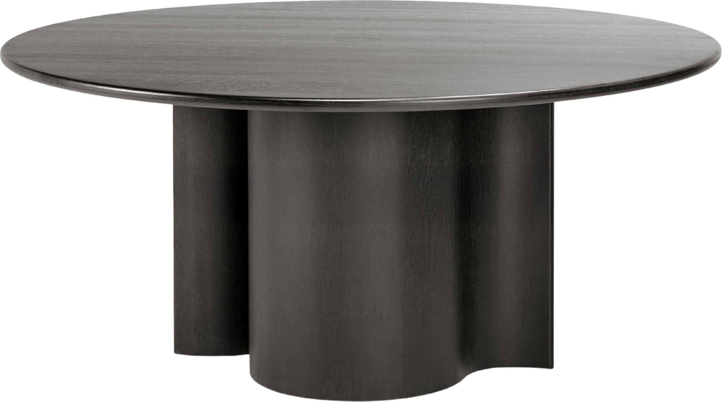 Virginia Esstisch rund 150 cm, schwarze Eiche