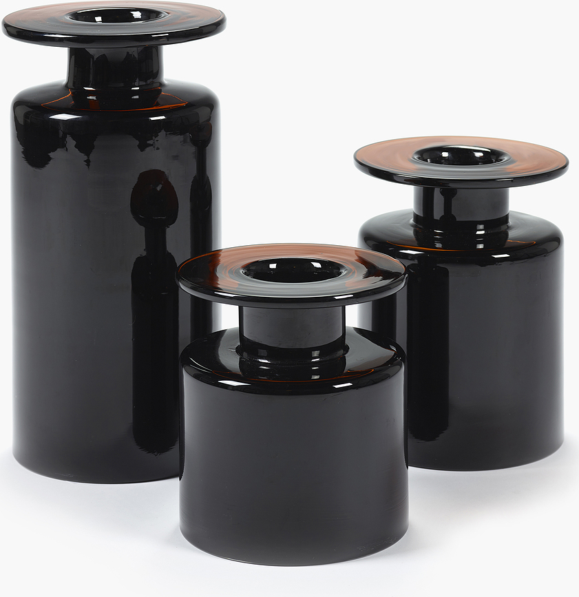 Wind & Fire Βάζο, 27 cm, κεχριμπαρένιο