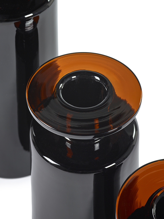 Wind & Fire Βάζο, 27 cm, κεχριμπαρένιο