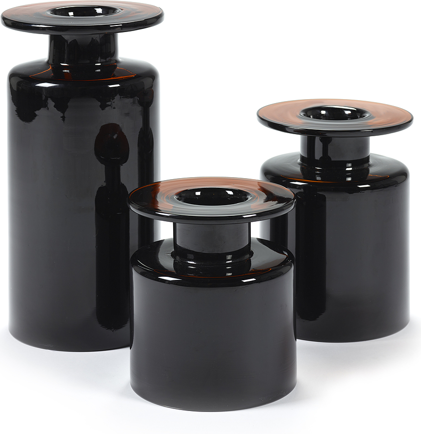 Wind & Fire Βάζο, 40 cm, καφέ-μπλε