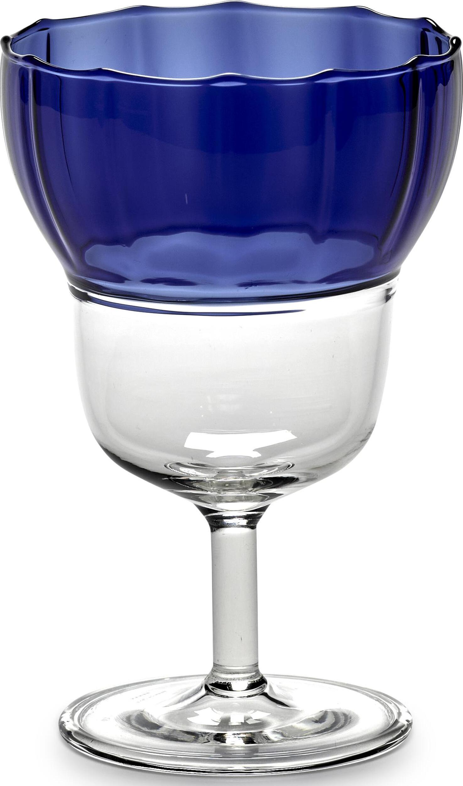 Yam Gläser 12,4 cm, blau, 4 St.