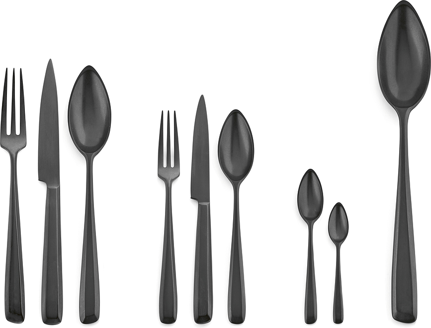 Zoë Cuillère de Table, noire