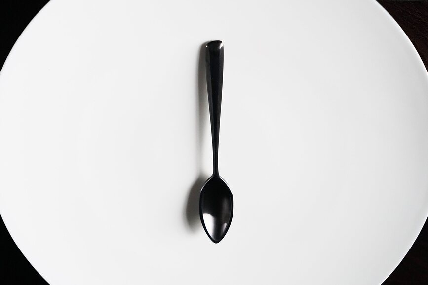 Zoë Cuillères à Café, noires, Lot de 6