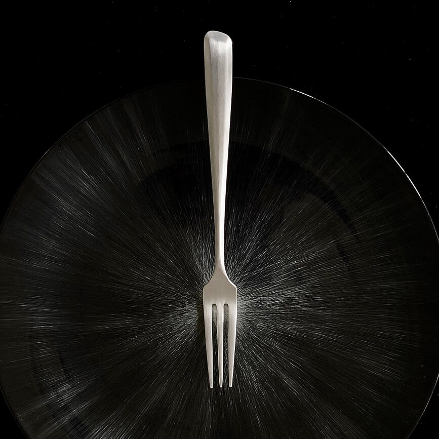 Zoë Πιρούνια Φαγητού, μαύρα, 6 τμχ