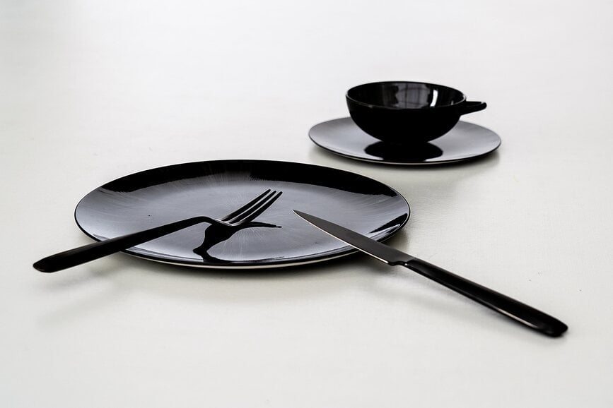 Zoë Vilice crne 6 kom.