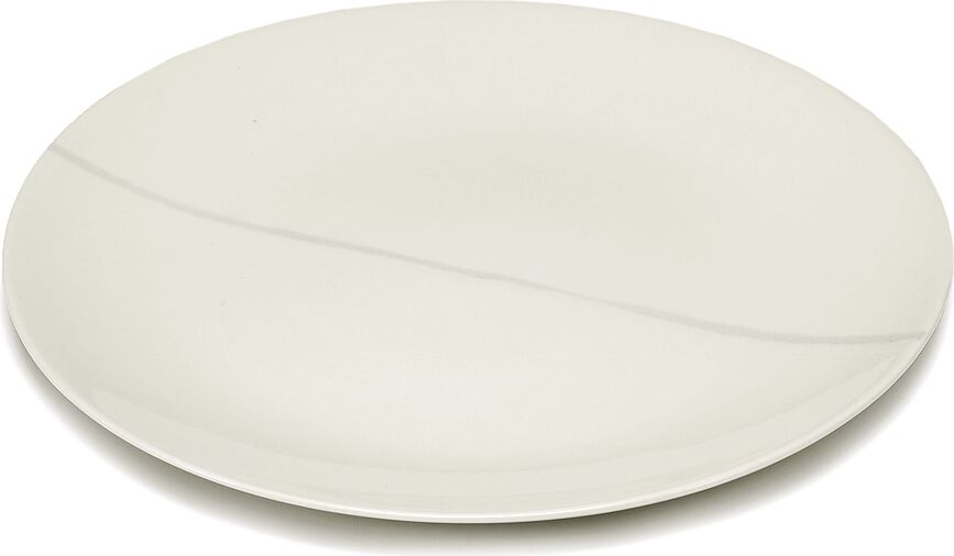 Zuma Assiettes à Déjeuner 23 cm, blanches, Lot de 2