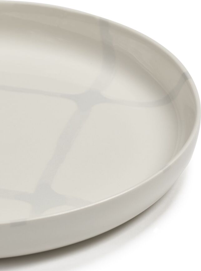 Zuma Assiettes creuses, 25,5 cm, noires, Lot de 2