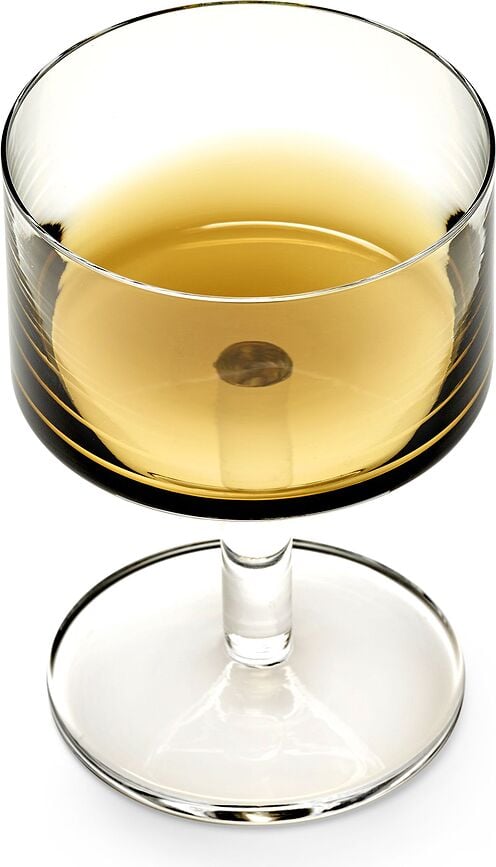 Zuma Coupes à Champagne plates, 250 ml, Lot de 4