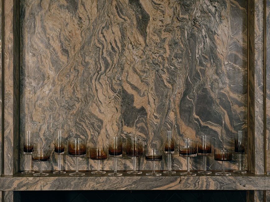 Zuma Coupes à Champagne plates, 250 ml, Lot de 4