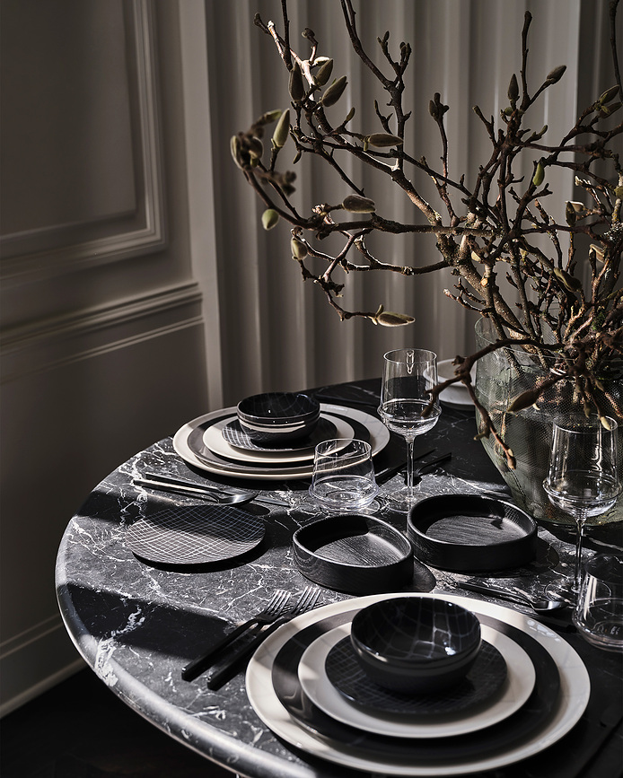 Zuma Krožnik desertni, 18 cm, črn