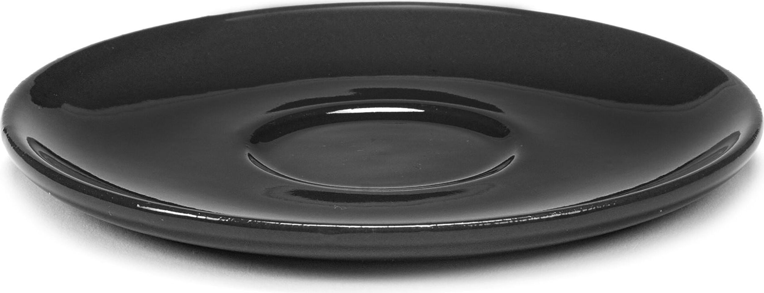 Zuma Espresso-Untertassen 10,5 cm, schwarz, 2 St.