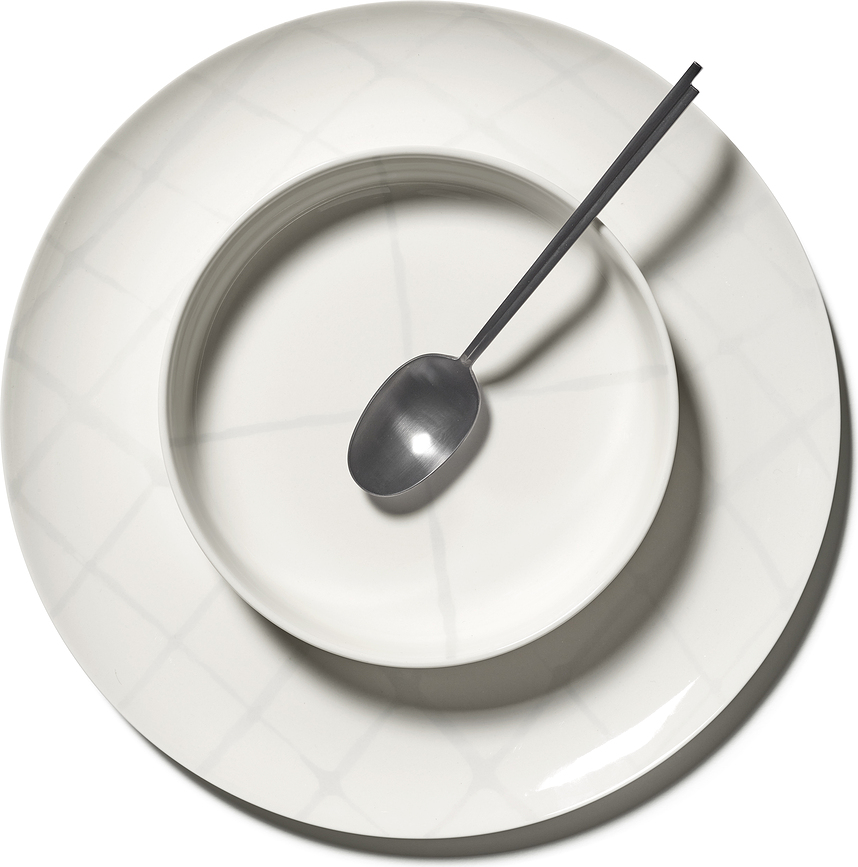 Zuma Globoki Krožnik, 20,5 cm, črn