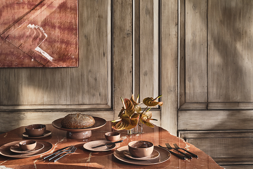 Zuma Jedilni krožnik, 33 cm, črn