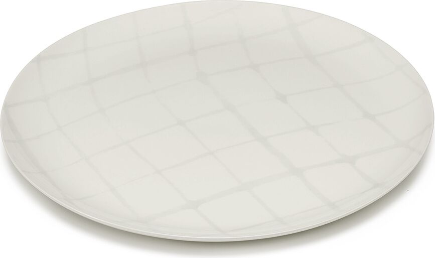 Zuma lõunasöögitaldrikud 33 cm valge, 2 tk