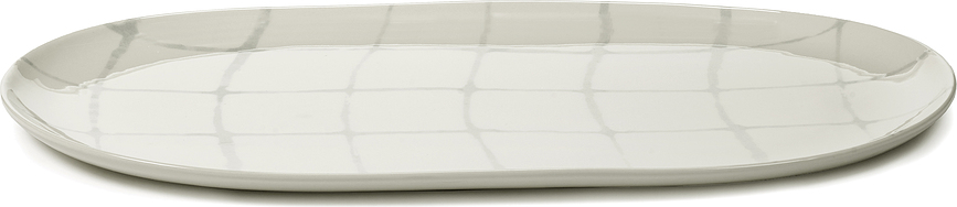 Zuma Plat de service ovale, noir