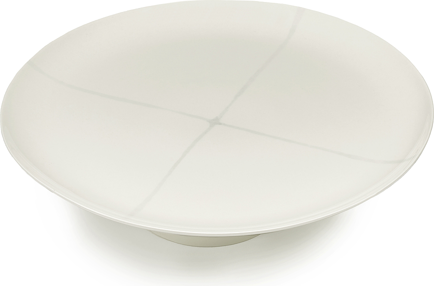 Zuma Plat de Service 33 cm, blanc