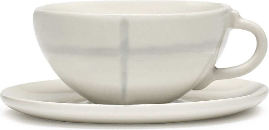 Zuma Soucoupes pour tasses à espresso, 10,5 cm, noires, Lot de 2