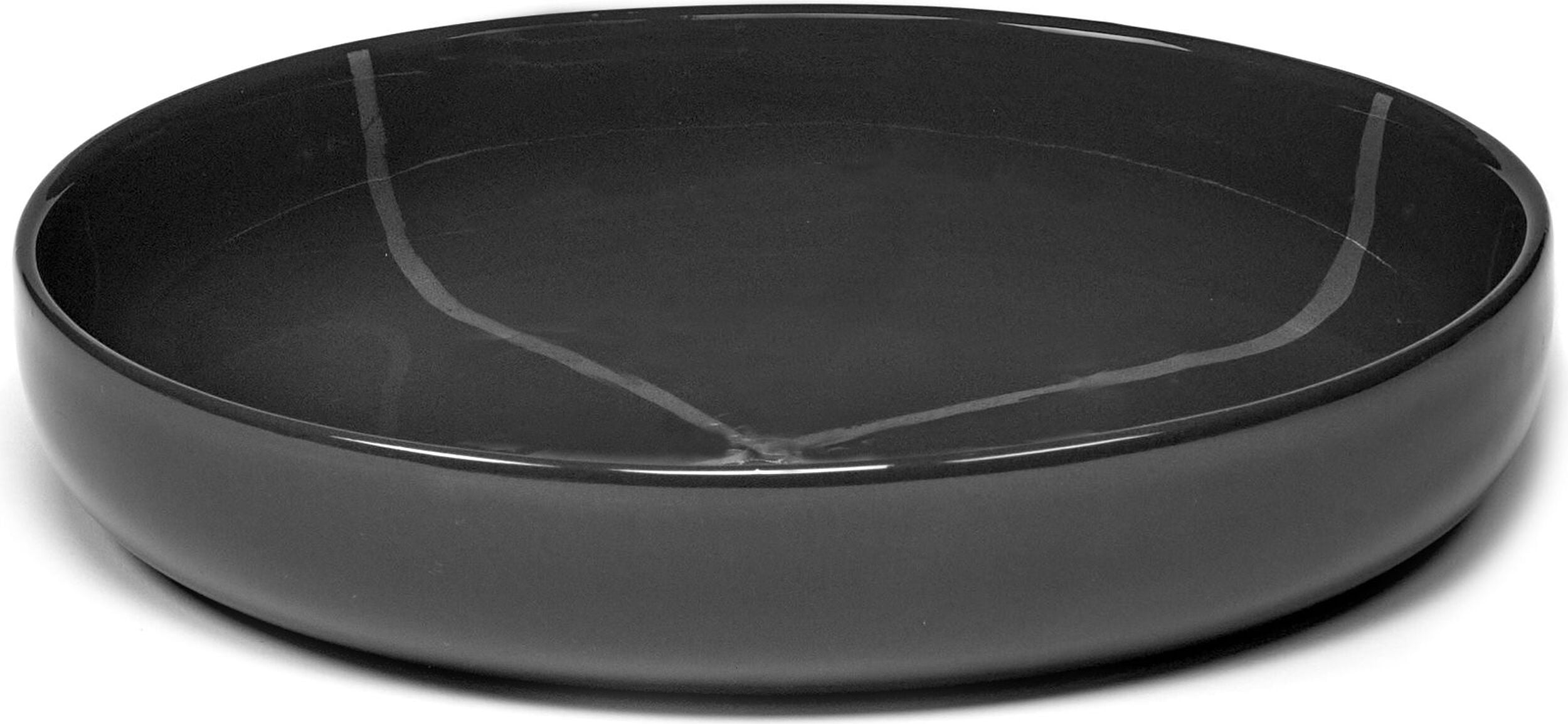 Zuma Tiefe Teller 20,5 cm, schwarz, 2 St.