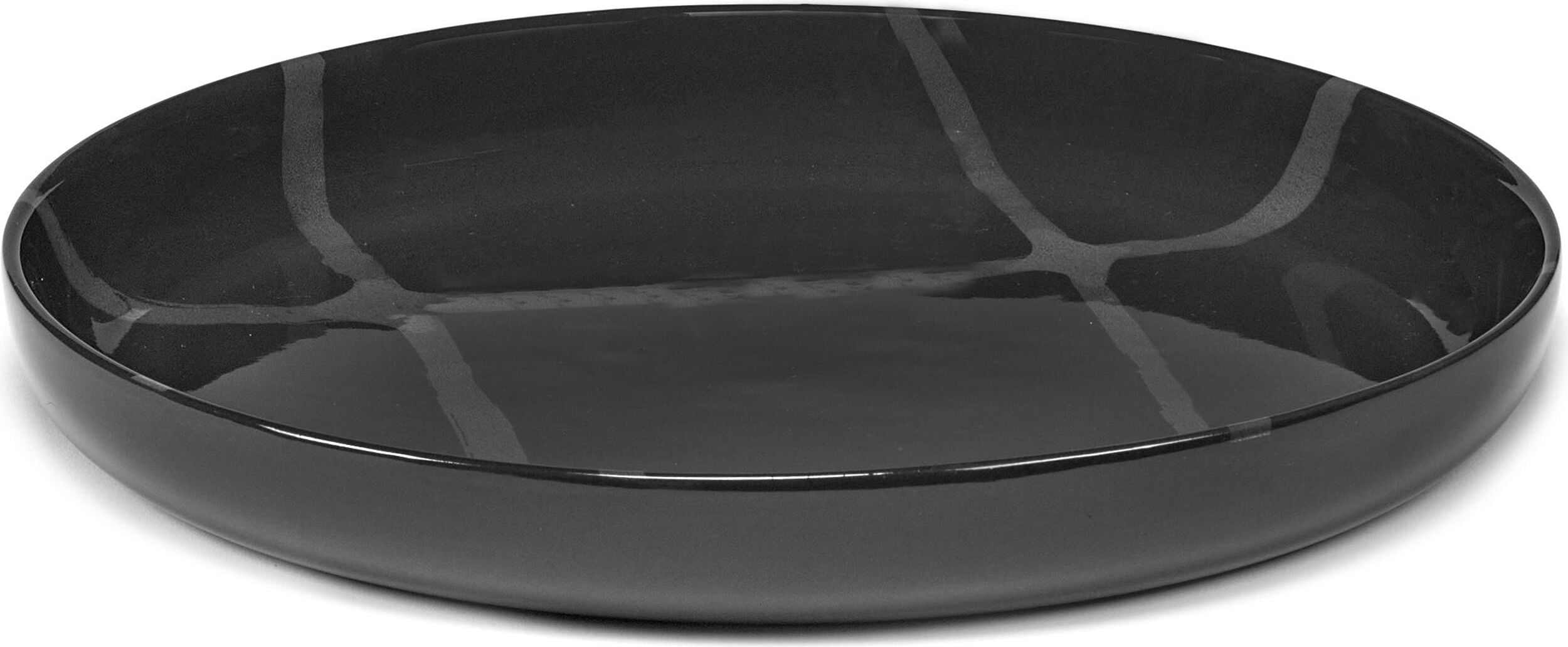 Zuma Tiefe Teller 25,5 cm, schwarz, 2 St.