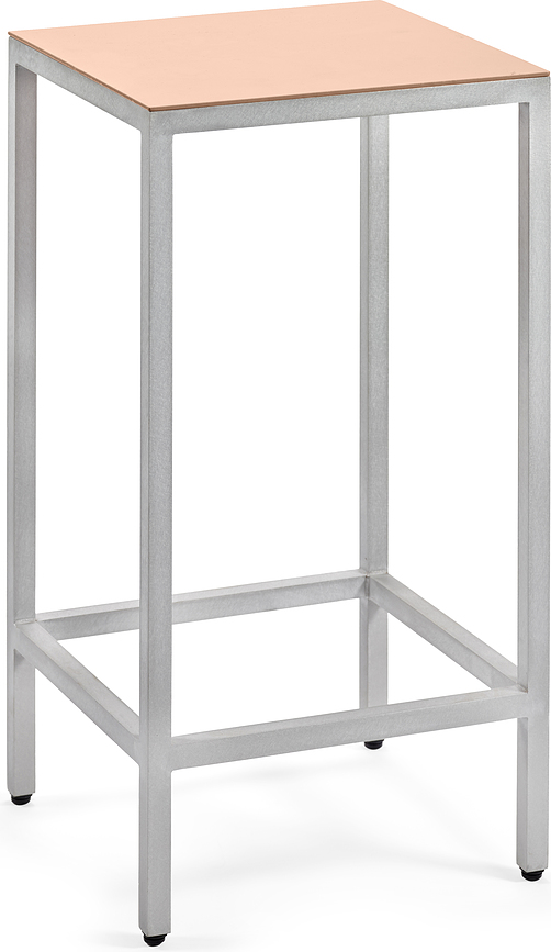 Bāra krēsls Alu, 65 cm, rozā