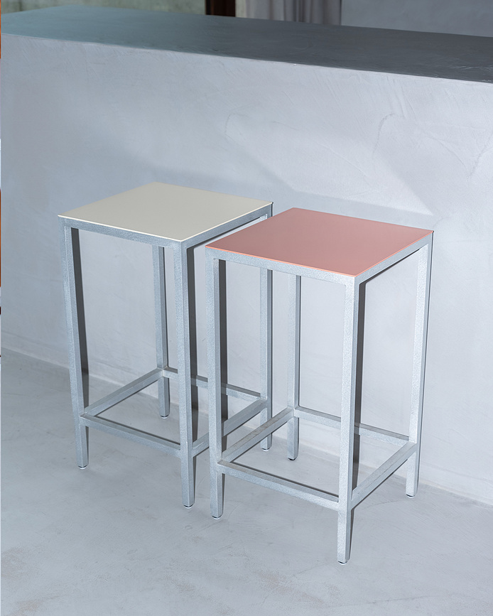 Bāra krēsls Alu, 65 cm, pelēks