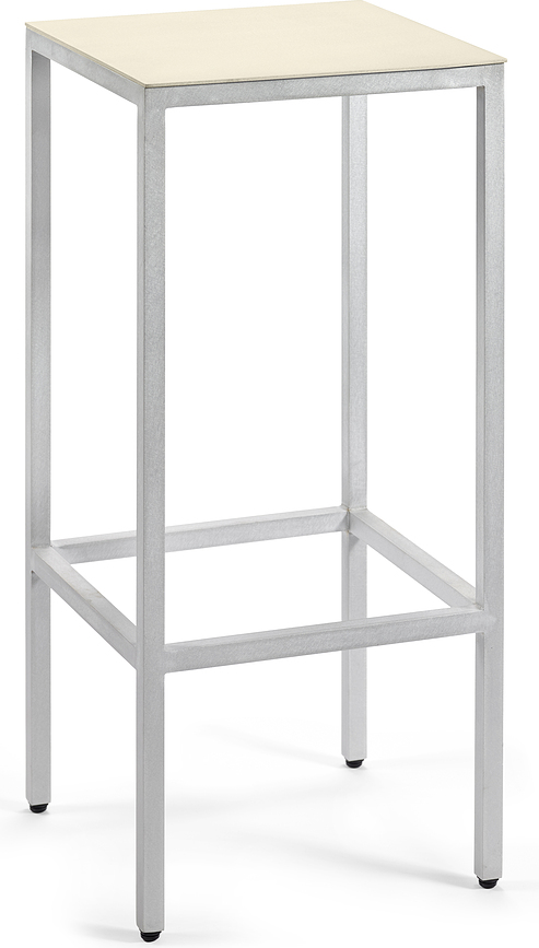 Bāra krēsls Alu, 75 cm augsts, ziloņkaula krāsā