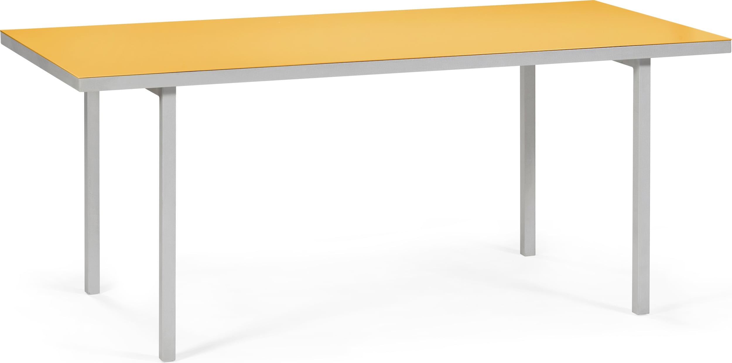 Gartentisch 85 x 180 cm Alu, gelb