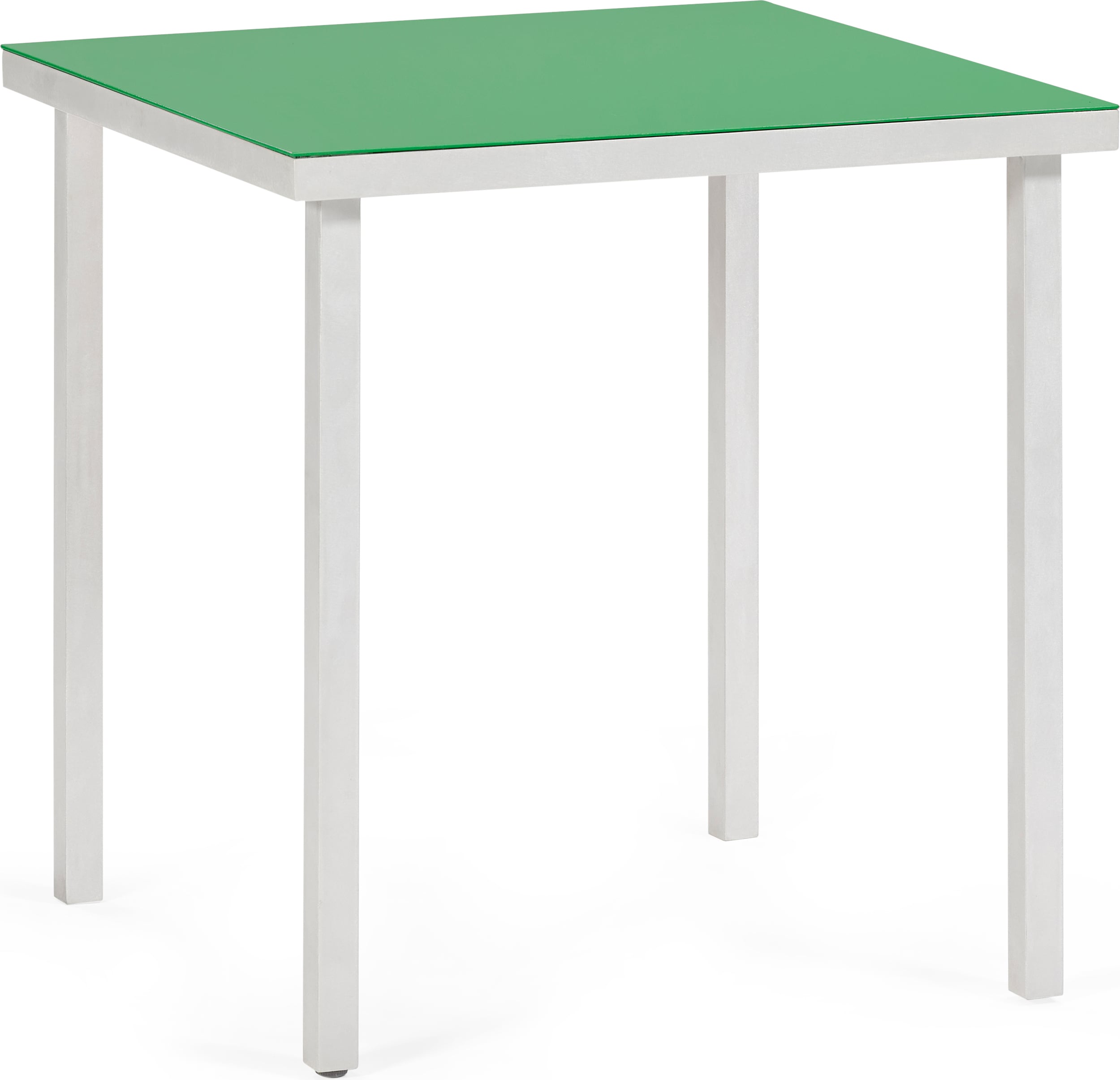Gartentisch 85 x 85 cm, Aluminium, grün