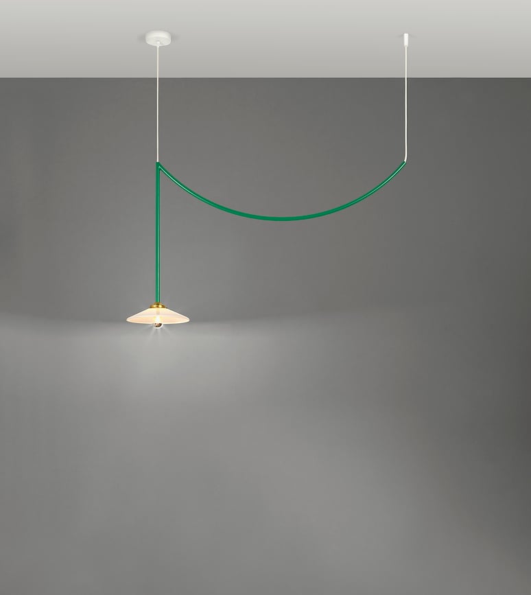 Lampa sufitowa N°5 czerwona