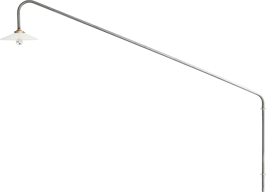 Lampada da parete N°1 140 cm grigia