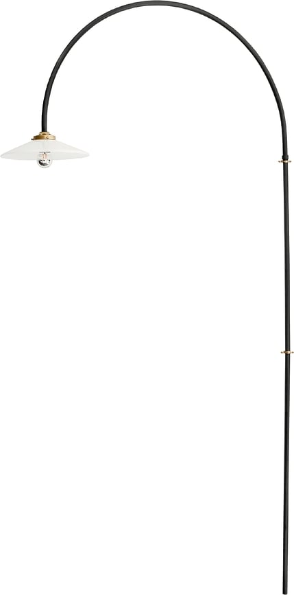 Lampada da parete N°2 180 cm nera