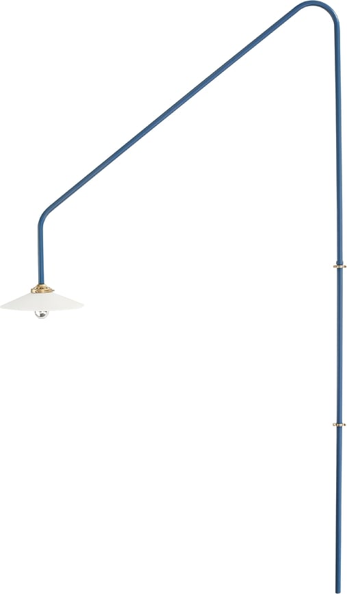 Lampada da parete N°4, 180 cm, blu