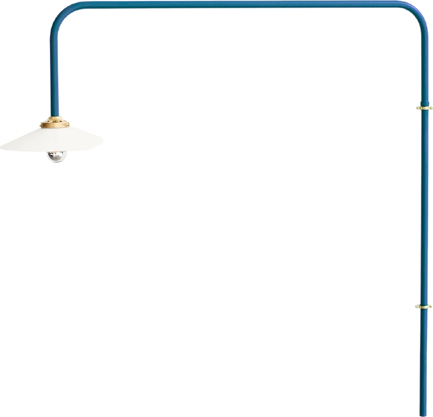 Lampada da parete N°5 100 cm blu
