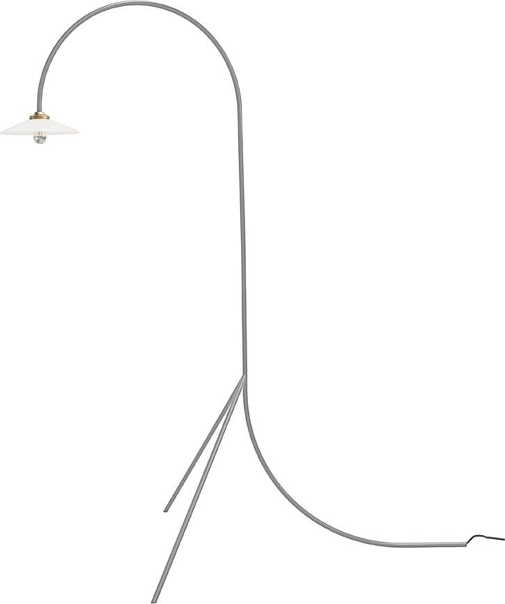 Lampada da terra No1 190 cm, grigio chiaro