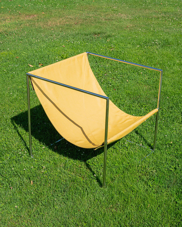 Lehátko záhradné Solo, 62 cm, svetlomodré