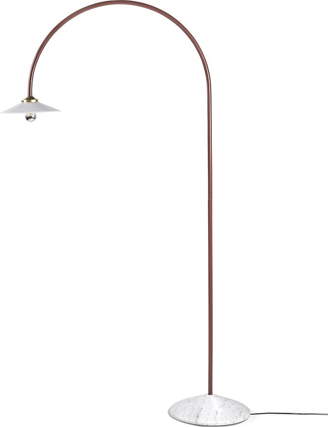Marble No2 golvlampa 172 cm, vinröd
