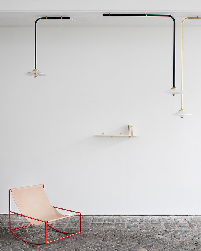 N°1 loftlampe sort