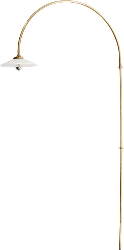 N°2 Væglampe 180 cm, messing