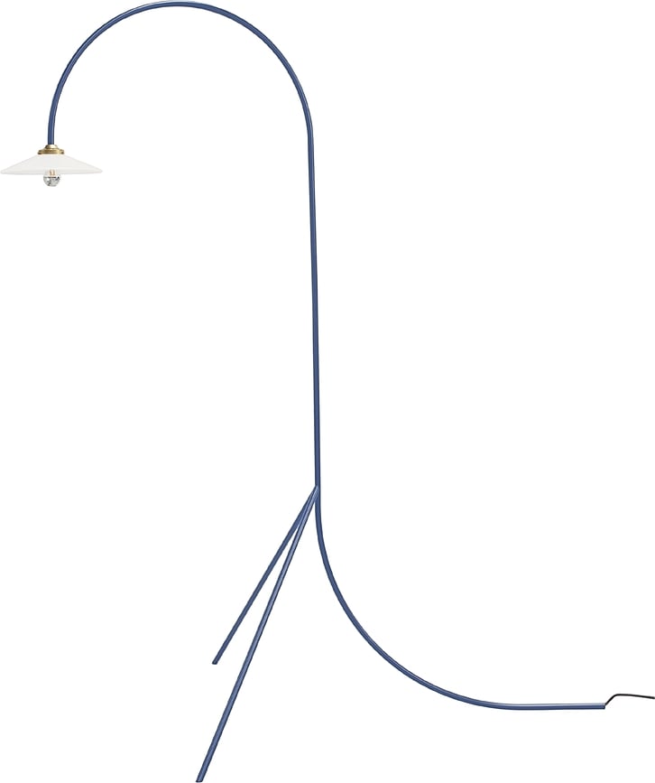 No1 gulvlampe 190 cm, blå