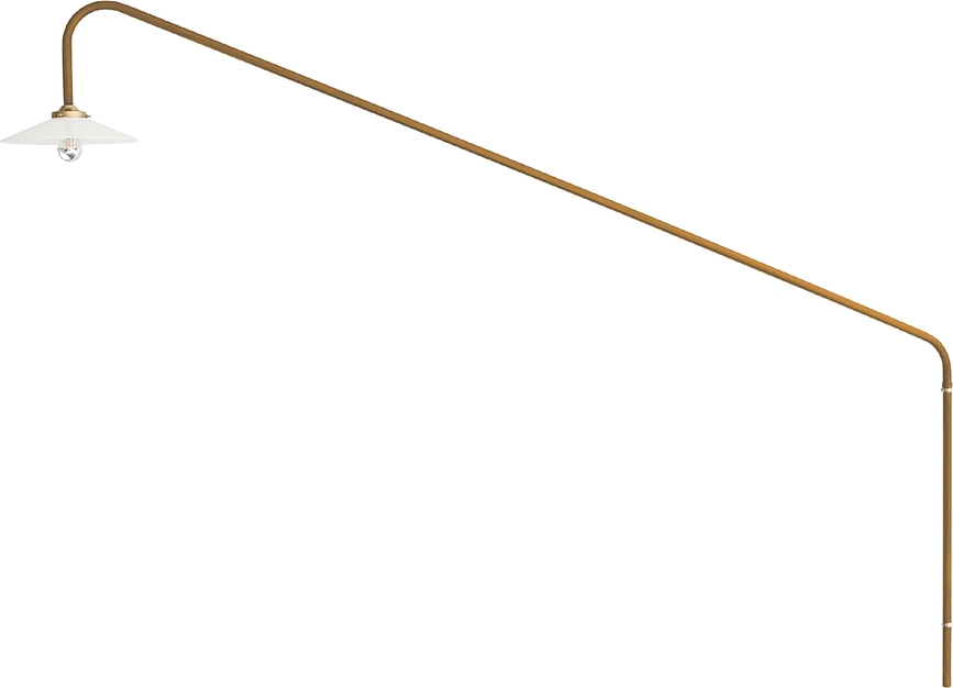 Sienas lampa N°1 140 cm, dzeltena