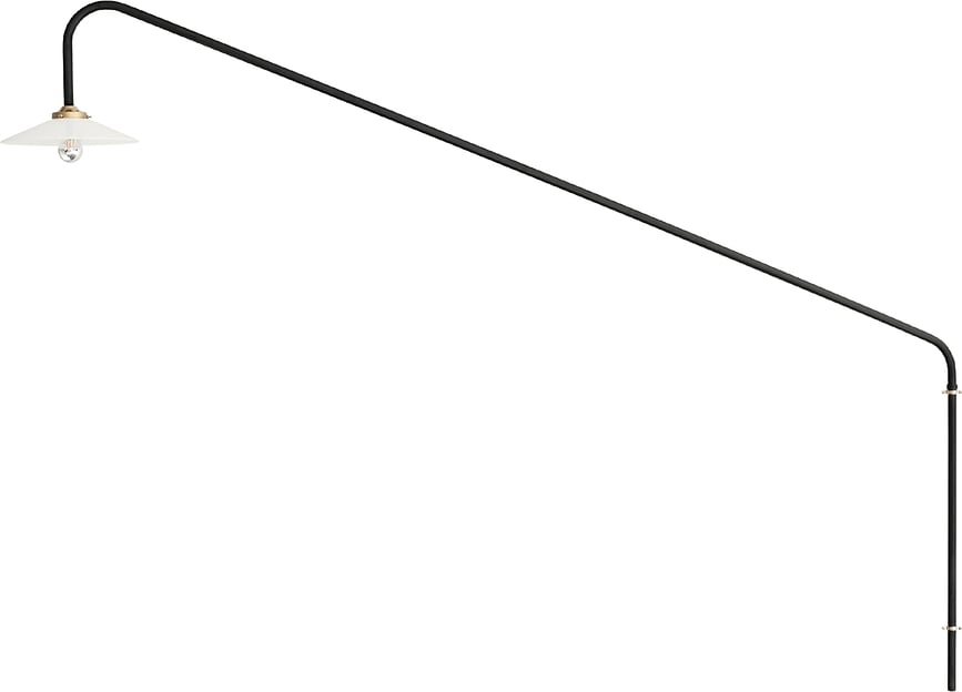 Sienas lampa N°1, 140 cm, melna