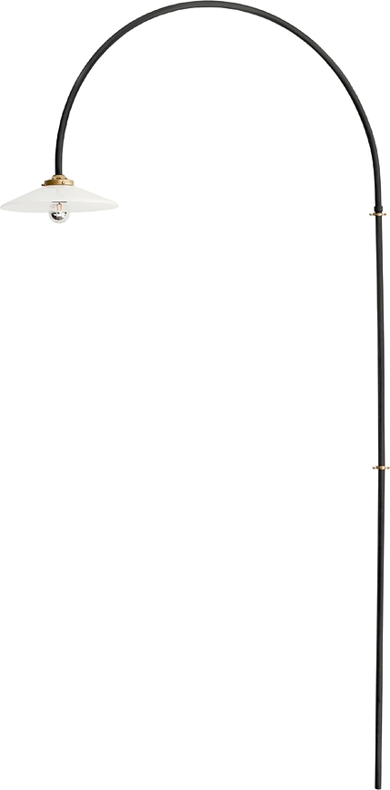 Sienas lampa N°2 180 cm, melna