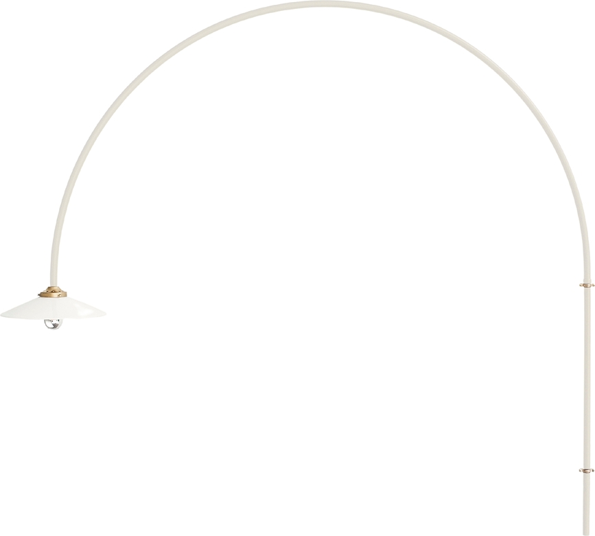 Sienas lampa N°3, 135 cm, ziloņkaula krāsā