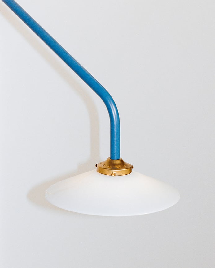Sienas lampa N°4, 180 cm, melna