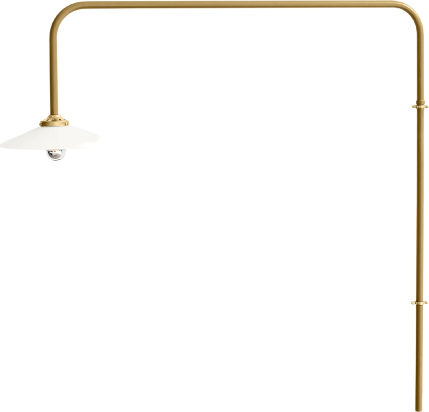 Sienas lampa N°5, 100 cm, misiņš